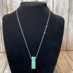Amazonite Bar Necklace Crystal Healing Clarity